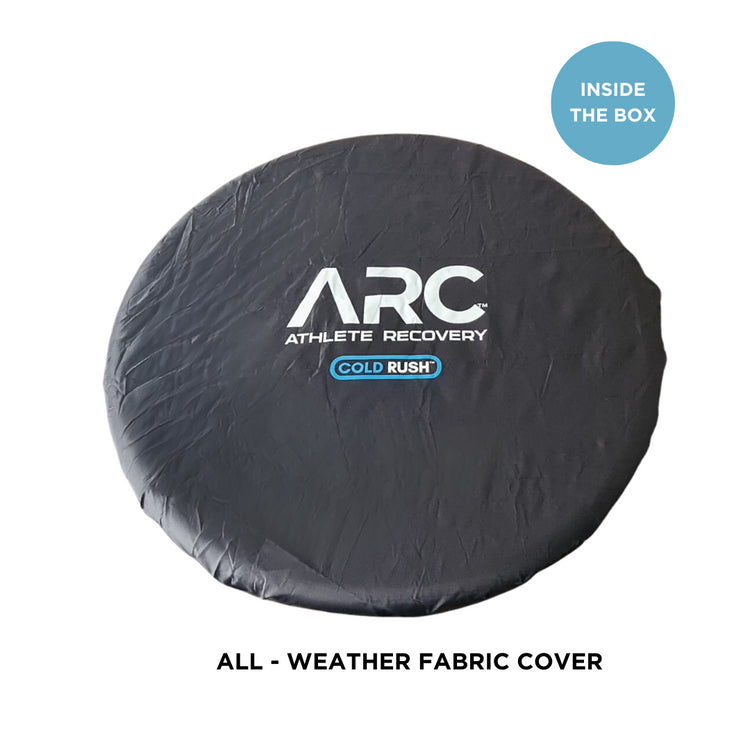 A free all-weather fabric cover that will help keep the tub cooler for longer when not in use.