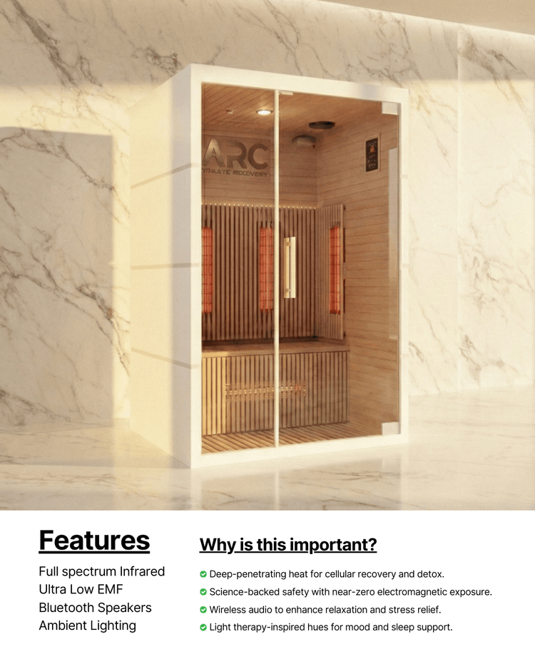 ARC Far Infrared Sauna (2 Person) - ARC - Athlete Recovery