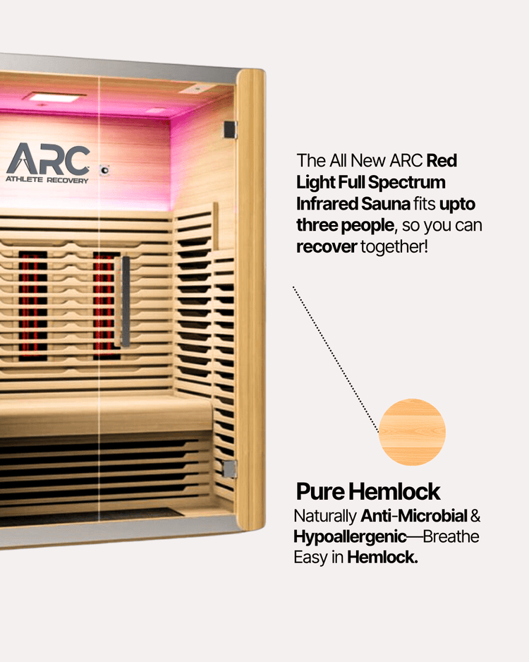 ARC Full Spectrum Infrared Sauna (3 person) - ARC - Athlete Recovery
