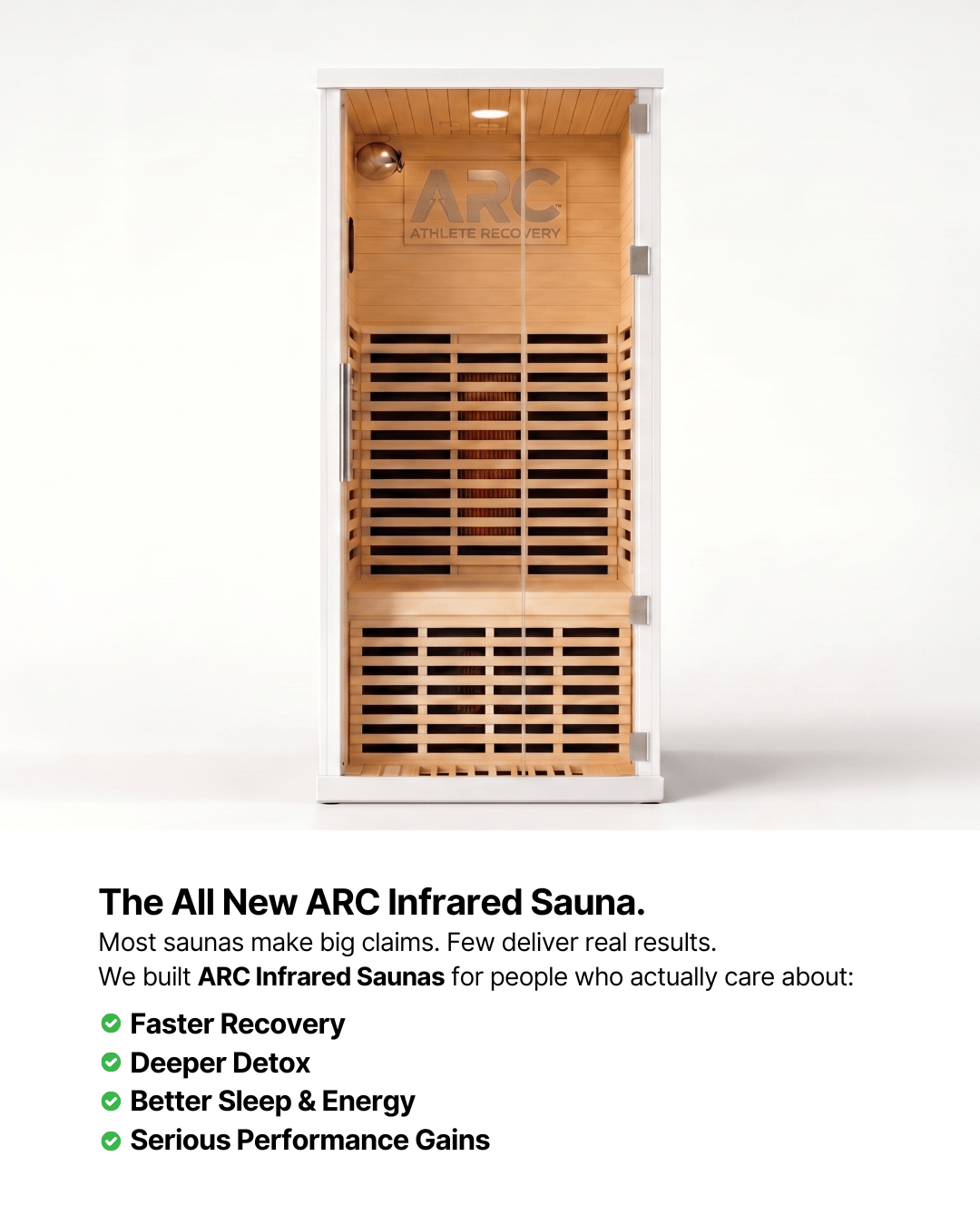 ARC Solace - One Person Infrared Sauna - ARC - Athlete Recovery