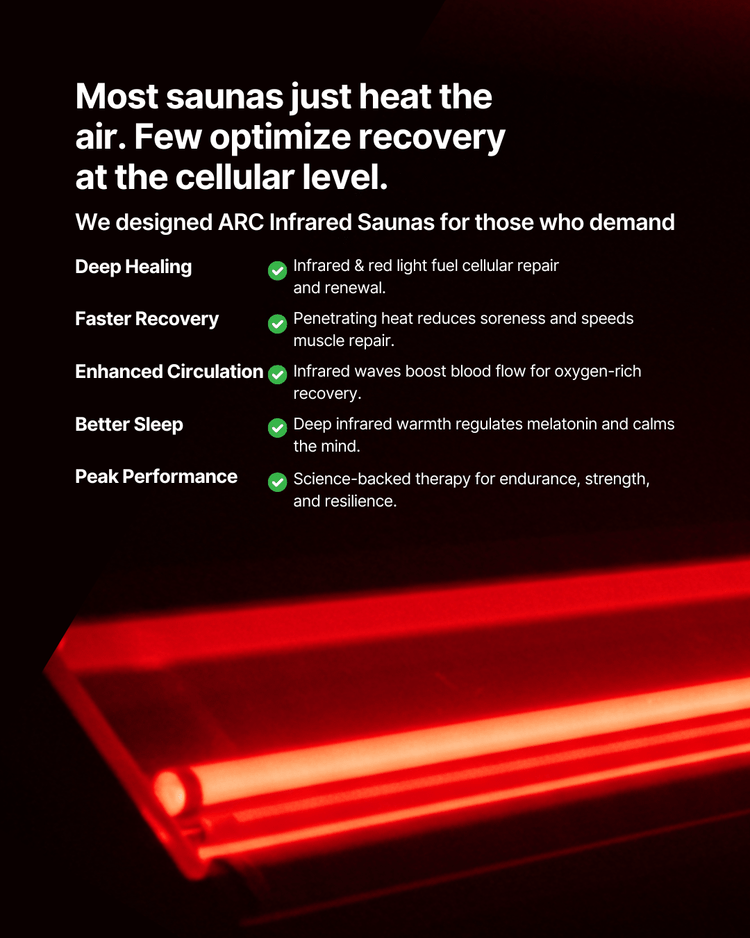 ARC Solace - One Person Infrared Sauna - ARC - Athlete Recovery