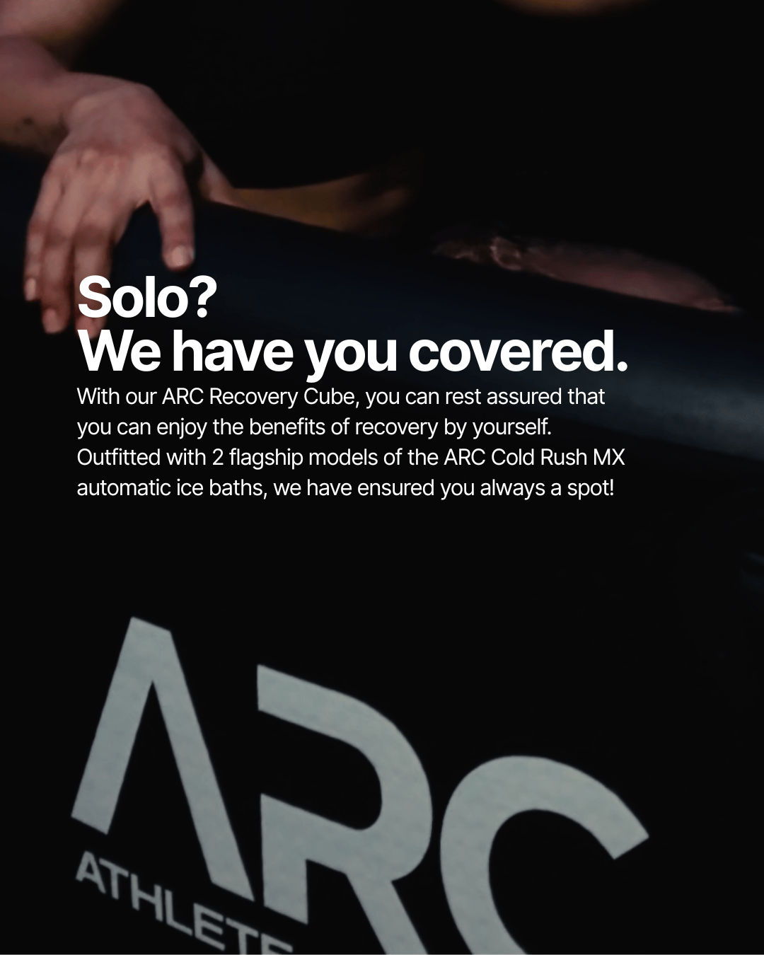 Recovery CUBE - Hive Club | Ice Bath Session | Solo - ARC - Athlete Recovery