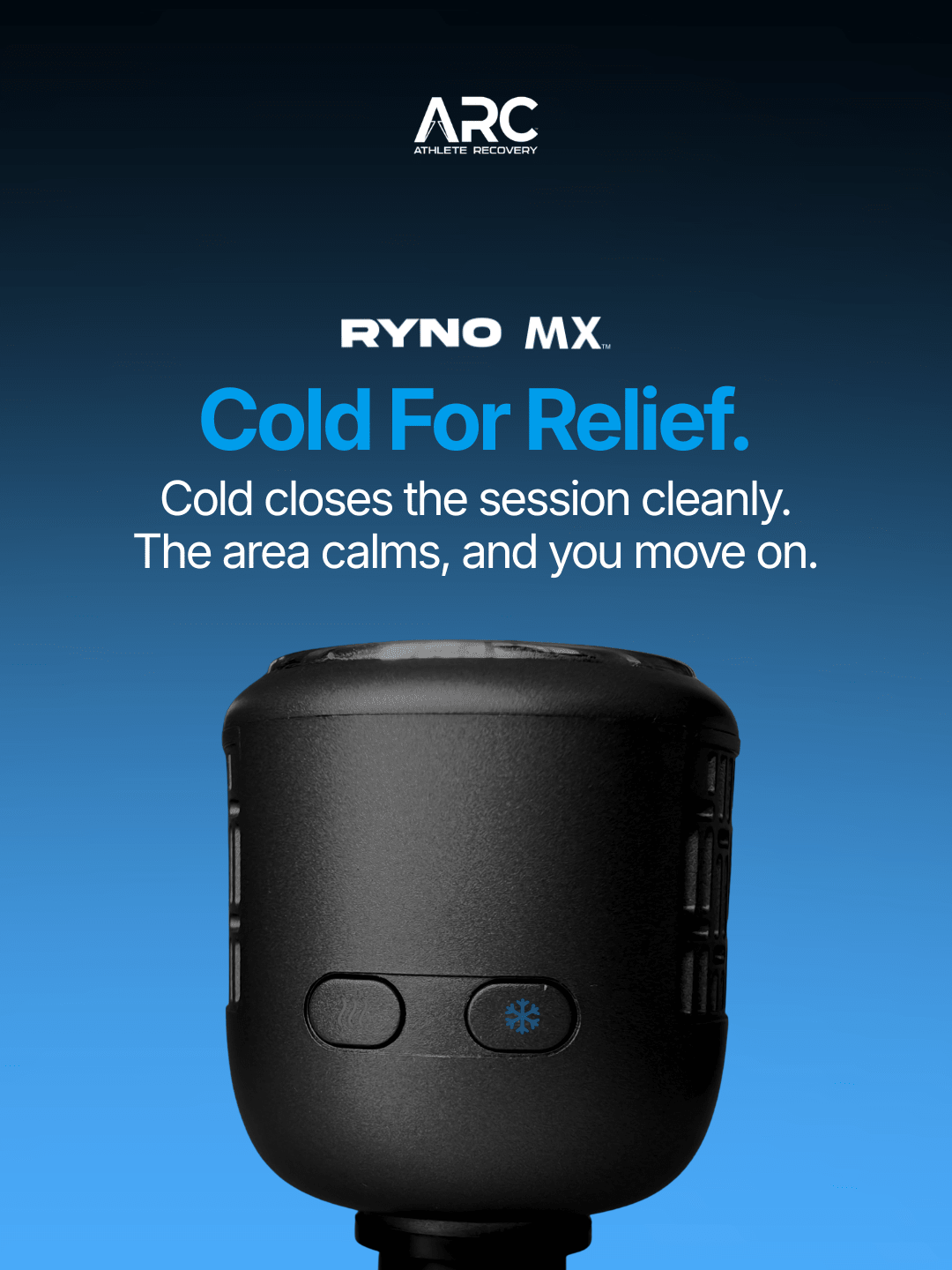 Ryno MX - Hot and Cold Massage Gun - ARC - Athlete Recovery